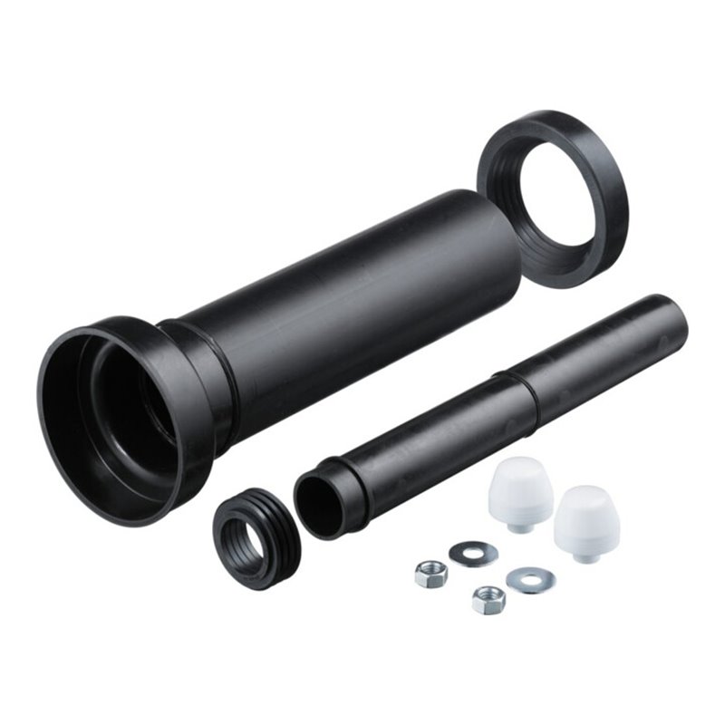 Duravit WC-Wandanschlussgar. DuraSystem 36,5cm, verlängert, für Wand-WC