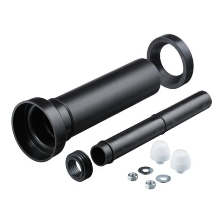 Duravit WC-Wandanschlussgar. DuraSystem 36,5cm, verlängert, für Wand-WC