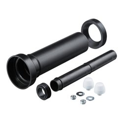 Duravit WC-Wandanschlussgar. DuraSystem 36,5cm, verlängert, für Wand-WC