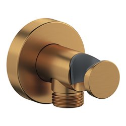 Duravit Wandanschlussbogen DN 15, m Brauseha., Ros. rd, bron geb.