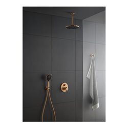 Duravit Wandanschlussbogen DN 15, m Brauseha., Ros. rd, bron geb.