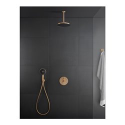 Duravit Wandanschlussbogen DN 15, m Brauseha., Ros. rd, bron geb.