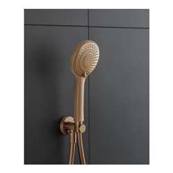 Duravit Wandanschlussbogen DN 15, m Brauseha., Ros. rd, bron geb.