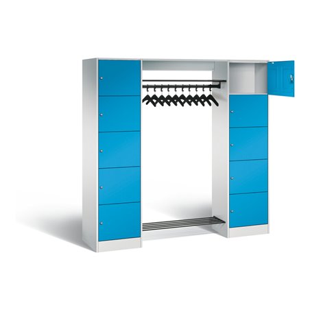 C+P Offene Garderobe Serie 8070, H1950xB1870xT480mm