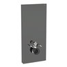 Geberit Wand-WC-Modul Monolith Plus BH 114cm, Fr. Gl. la., S. Alu SW-chrom