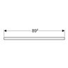Geberit Waschtisch-Platte One 90x3x47cm, w/lack. hochgl., Ausschn li