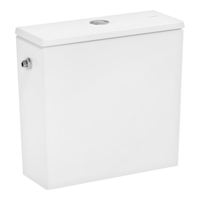 hansgrohe Aufsatzspülkasten EluPura Original Q mit seitlichem Wasseranschluss, weiß