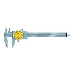 TESA Technology Messschieber mit Rundskala und Stoßschutzeinrichtung, 150 mm, 0,01 mm