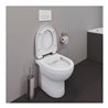 Duravit Stand-WC, Tiefspüler No. 1 Compact 37x48cm, 4,5 l, Abg. waag., riml., weiß