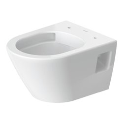 Duravit Wand-WC, Tiefspüler Compact D-Neo 37x48cm, 4,5 l, Rimless, weiß