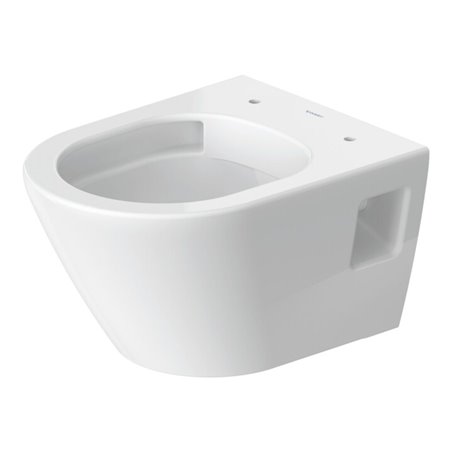 Duravit Wand-WC, Tiefspüler Compact D-Neo 37x48cm, 4,5 l, Rimless, weiß