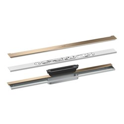 hansgrohe Fertigset Duschrinne AXOR Drain 700mm zur Wandmontage PRG