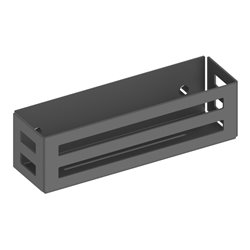 Keuco Seifenkorb 320x93x90mm, Wandmontage, schwarzgrau