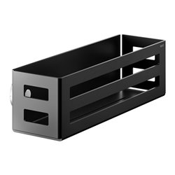 Keuco Seifenkorb 320x93x90mm, Wandmontage, schwarzgrau