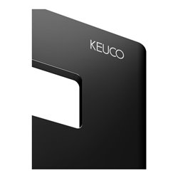 Keuco Seifenkorb 320x93x90mm, Wandmontage, schwarzgrau