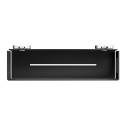 Keuco Seifenkorb 320x93x90mm, Wandmontage, schwarzgrau