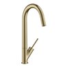 hansgrohe Spültisch-Einhebelmischer 300 Axor Starck mit Schwenkauslauf, brushed bronze