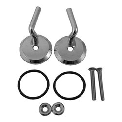 Duravit Scharnier-Set f Urinaldeck o. Absenkaut., Edelstahl