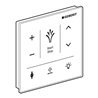 Geberit Wandbedienpanel AquaClean Sela z. AP-Mont., Oberfläche Glas/Farbe weiß