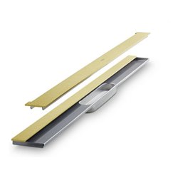 hansgrohe Fertigset Duschrinne AXOR Drain 800mm zur Wandmontage BGO