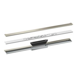 hansgrohe Fertigset Duschrinne AXOR Drain 800mm zur Wandmontage BN