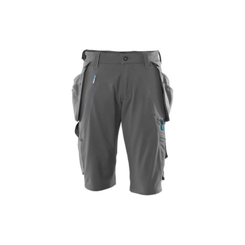 Mascot Shorts mit abnehmbaren Hängetaschen Handwerkershorts dunkelanthrazit