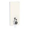 Geberit Stand-WC-Modul Monolith Plus Bauh. 114cm, Fr. Gl. sand-grau, S. Alu