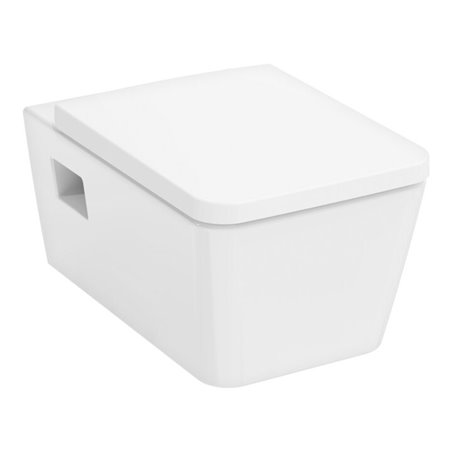 hansgrohe Wand-WC EluPura Original Q weiß, mit WC-Sitz, mit SmartClean