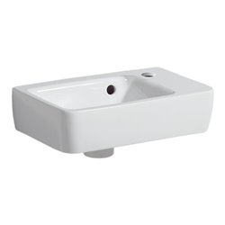 Geberit Handwaschbecken Renova Plan 36x25cm, m Hahnl., m ÜL, kurz, weiß