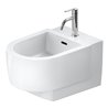 Duravit Wand-Bidet Balcoon 37x54cm, m Hahnl., ÜL, weiß Hochglanz
