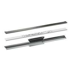 hansgrohe Fertigset Duschrinne AXOR Drain 800mm zur Wandmontage PBC