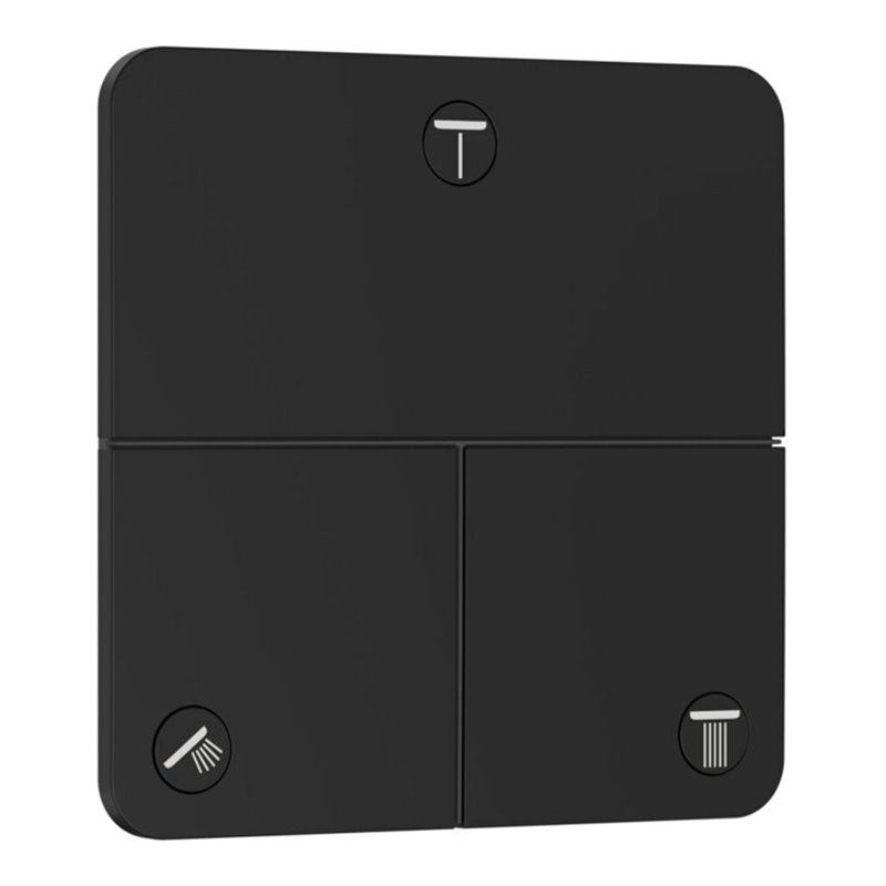 hansgrohe Ventil ShowerSelect Comfort Q UP, für 3 Verbraucher, mattschwarz