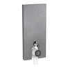 Geberit Stand-WC-Modul Monolith Plus BH 114cm, F SZ Schiefer, S. Alu SW-chrom