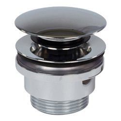 Keuco Ablaufgarnitur Push-Open, G 1 1/4, Aluminium-finish