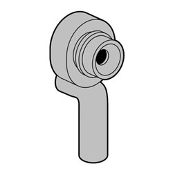 V&B Absaugformstück Ablauf senkrecht, weiß, für 9327