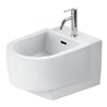 Duravit Wand-Bidet Balcoon 37x54cm, m Hahnl., ÜL, weiß Seidenmatt