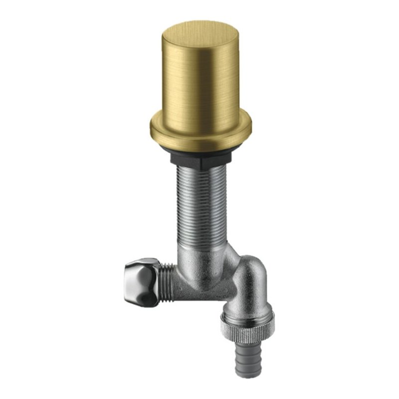 hansgrohe Küchen-Absperrventil Axor mit Rückflussverhinderer, brushed brass