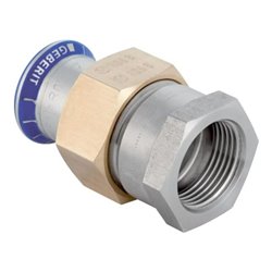 Geberit bergangsverschraubung Mapress d 22xRp 1, labs-f, m IG, Edelstahl