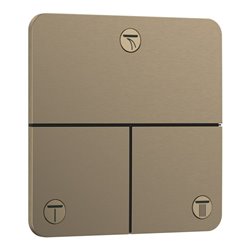 hansgrohe Ventil ShowerSelect Comfort Q UP, für 3 Verbraucher, brushed bronze