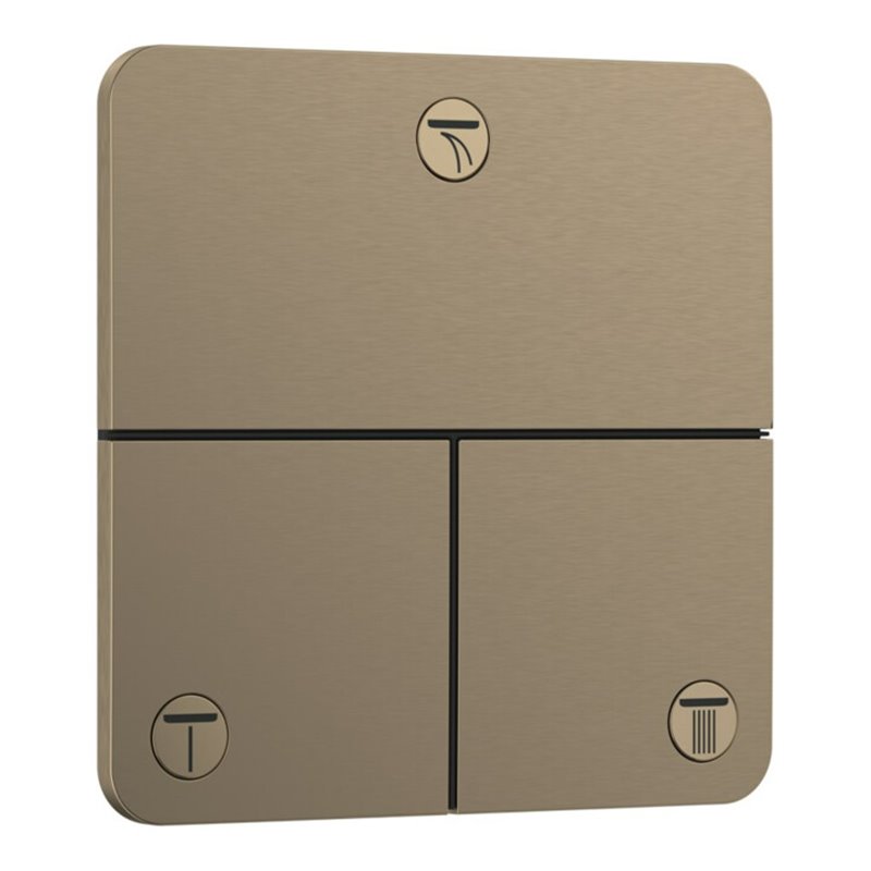 hansgrohe Ventil ShowerSelect Comfort Q UP, für 3 Verbraucher, brushed bronze
