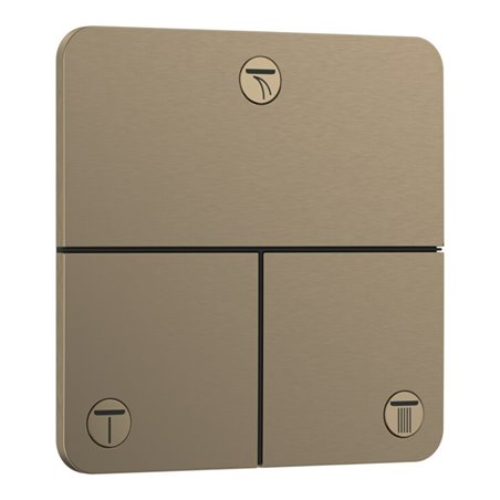 hansgrohe Ventil ShowerSelect Comfort Q UP, für 3 Verbraucher, brushed bronze