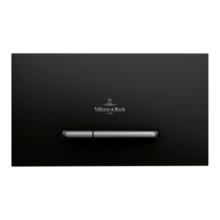 V&B WC-Betätigungsplatte ViConnect 300S 25,3x14,5x2cm, KST, Tast. chr ma, bl ma