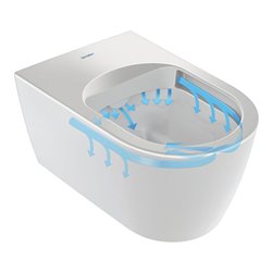 Duravit Kompakt-Dusch-Tief-WC Starck Pro 220-240 V, 50 Hz, riml, HG, HygieneUV
