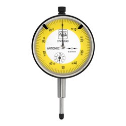 TESA Technology Analoge Messuhr IP40 mit drehbarem Skalenblatt Ø 58 mm, 10 mm, 0,01 mm