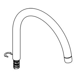 Grohe Auslauf 13043 velvet black velvet black