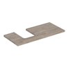Geberit Waschtisch-Platte One 105x3x47cm, N hick./Mela Holz, AS li