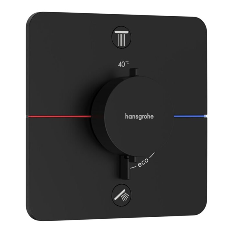 hansgrohe Thermostat ShowerSelect Comfort Q UP, f 2 Verb, m Kom EN 1717, matt-sw