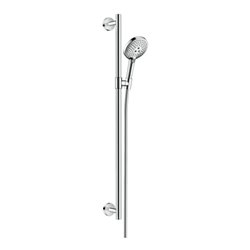 hansgrohe Brause-Set Raindance Select S 990mm Brausestange, weiß/chrom, 3jet