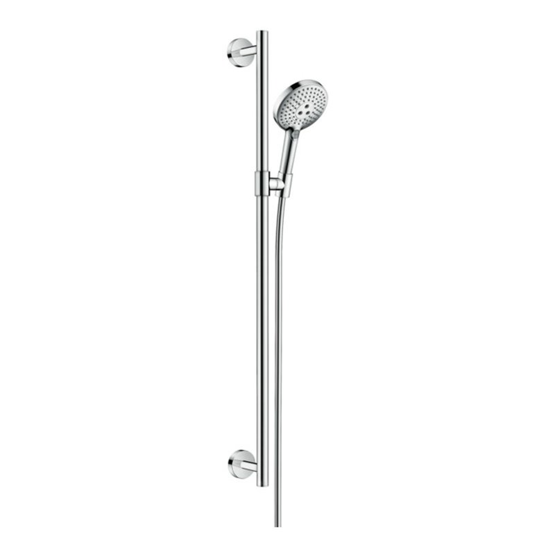 hansgrohe Brause-Set Raindance Select S 990mm Brausestange, weiß/chrom, 3jet