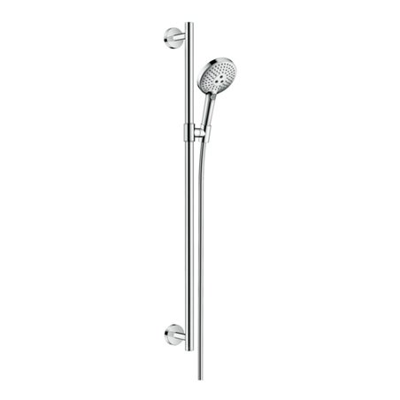 hansgrohe Brause-Set Raindance Select S 990mm Brausestange, weiß/chrom, 3jet